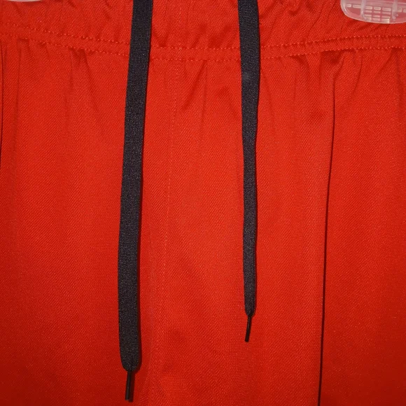 Nike Red Sports Shorts with Black Logo - Picture 2 of 6